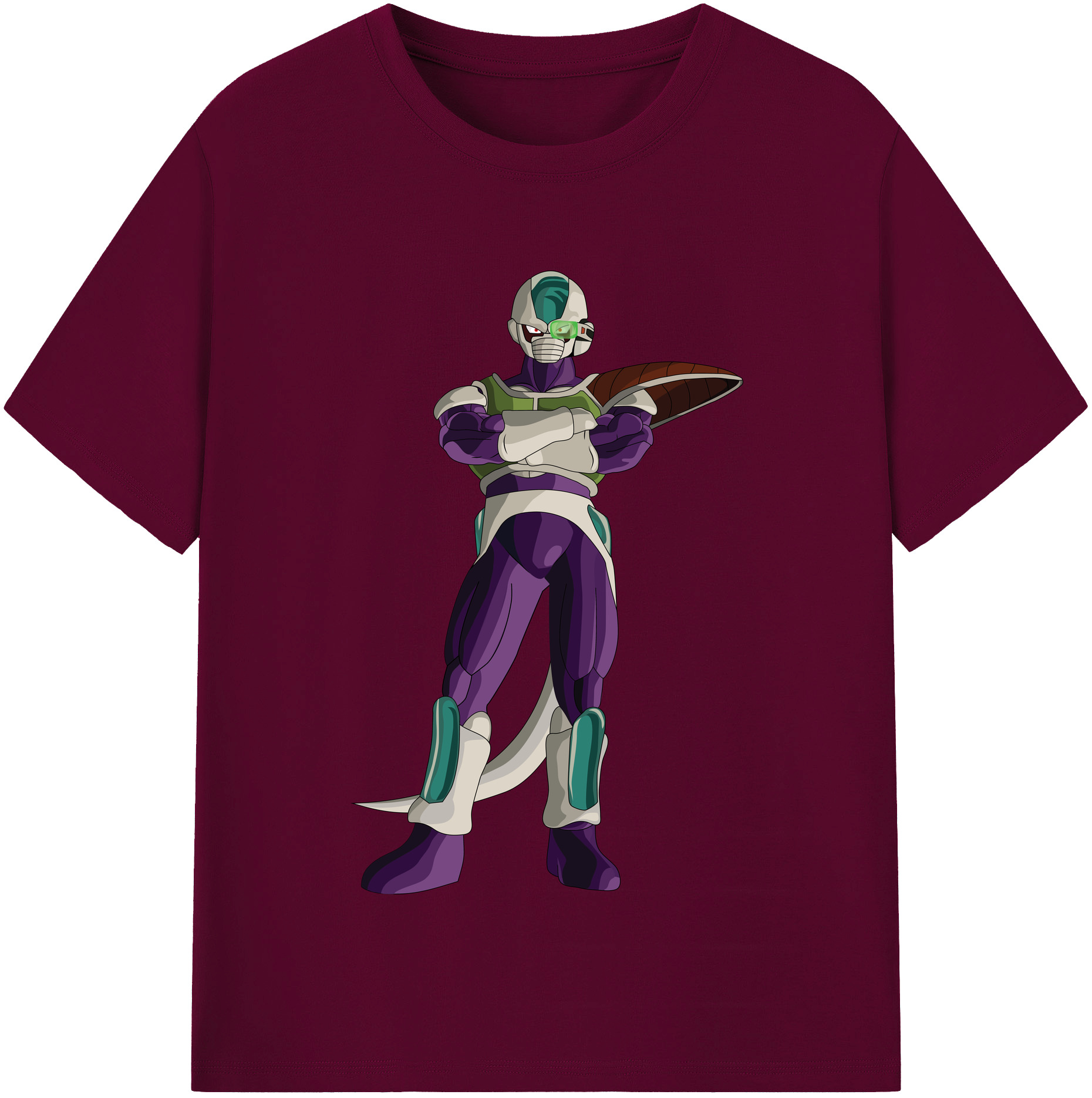 （画像用） ドラゴンボール フリーザ DRAGON BALL Frieza レディースカジュアルプリントTシャツ（綿100％）